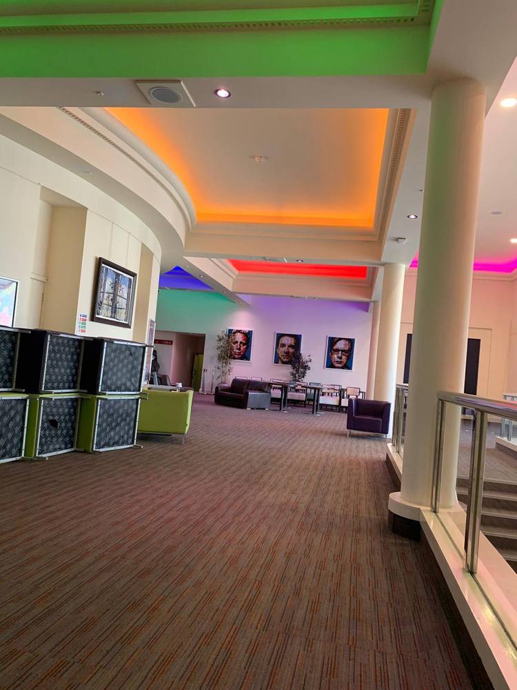 Towngate Theatre: Upper foyer lounge